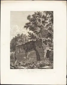 Rovine del Piano superiore della Villa di Cassio a Tivoli, 1794. Creator: Albert Christoph Dies