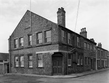 Row of offices, Mexborough, South Yorkshire, 1963. Creator: Michael Walters