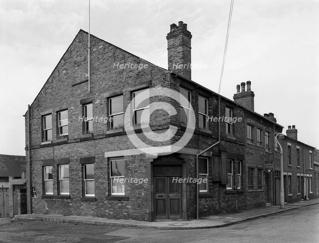 Row of offices, Mexborough, South Yorkshire, 1963. Creator: Michael Walters.