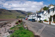 Row of cottages, Applecross Peninsula, Highland, Scotland. Creator: Peter Thompson