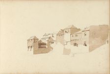 Row of houses, 1820-1896. Creator: Kasparus Karsen