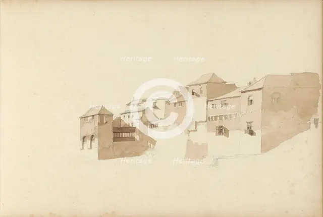 Row of houses, 1820-1896. Creator: Kasparus Karsen.