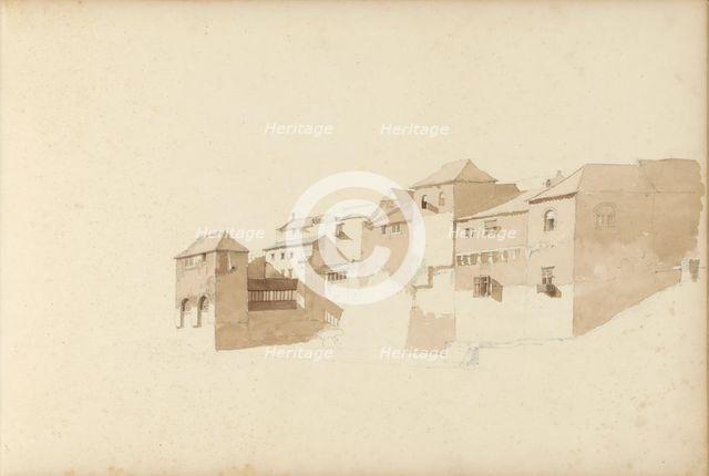 Row of houses, 1820-1896. Creator: Kasparus Karsen.
