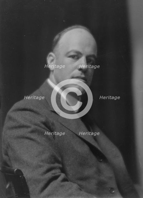 Rowan, A.H., Mr., portrait photograph, 1916. Creator: Arnold Genthe.