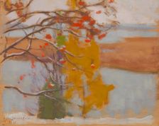 Rowan Berries, 1915. Creator: Eero Jarnefelt