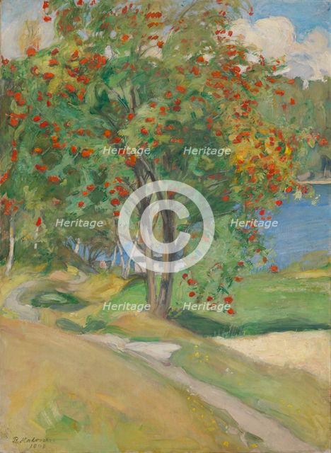 Rowan Tree, 1908. Creator: Pekka Halonen.