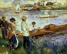 Rowers at Chatou 1879, oil Painting by Pierre Auguste Renoir