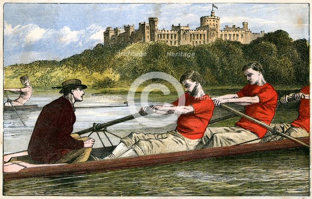 Rowing, 19th century(?). Artist: Unknown
