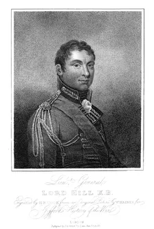 Rowland Hill, 1st Viscount Hill, English soldier, 1815