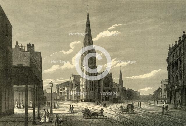 'Rowland Hill's Chapel & Schools, Westminster Bridge Road', (c1878). Creator: Unknown.