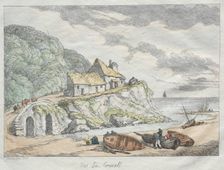 Rowlandson's Sketches from Nature: West Loo, Cornwall, 1822. Creator: Thomas Rowlandson (British, 1756-1827)
