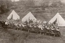 Rowntree boys camp, Coniston, Cumbria, summer 1913