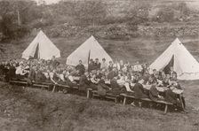 Rowntree boys camp, Coniston, Cumbria, summer 1913