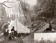 Rowntree girl rangers at camp, 1933