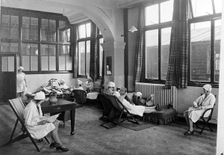Rowntree girls in their rest room, York, Yorkshire, 1933