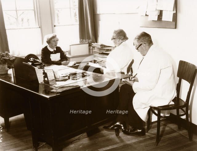 Rowntree Medical department, York, Yorkshire, 1955. Artist: Unknown