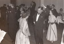 Rowntree staff dance, York, Yorkshire, 1954