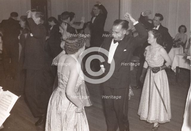 Rowntree staff dance, York, Yorkshire, 1954. Artist: Unknown