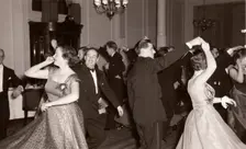 Rowntree staff dance, York, Yorkshire, 1959