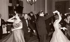 Rowntree staff dance, York, Yorkshire, 1959