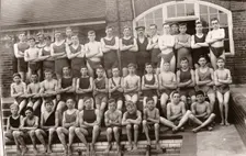 Rowntree’s Boys Life Saving Society, Yearsley Baths, York, Yorkshire,1911