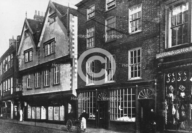 Rowntree’s shop, Pavement, York, Yorkshire,  1880. Artist: Unknown