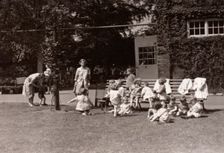 Rowntree wartime nursery school, York, Yorkshire, 1944