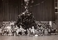 Rowntree wartime nursery school, York, Yorkshire, 1944
