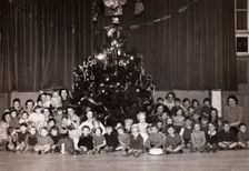 Rowntree wartime nursery school, York, Yorkshire, 1944