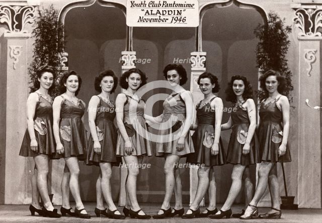 Rowntree Youth Club pantomime, York, Yorkshire, 1946. Artist: Unknown