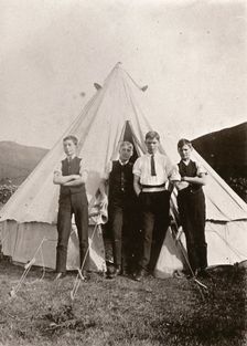 Rowntrees boys camp, 1912