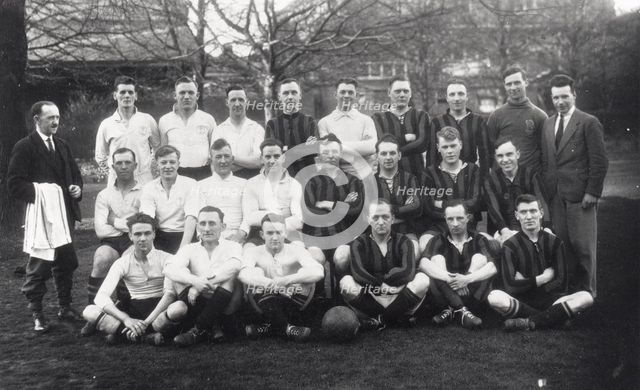 Rowntrees football teams, 1929. Artist: Unknown