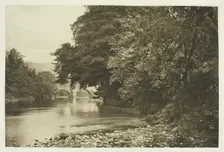 Rowsley Bridge, on the Derwent, 1880s. Creator: Peter Henry Emerson
