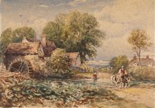 Rowsley Mill, Derbyshire, 1847. Creator: David Cox the Elder