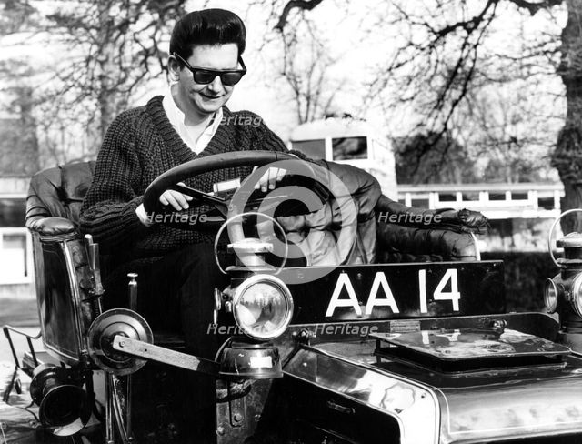 Roy Orbison in Panhard Levassor at Beaulieu 1965. Creator: Unknown.