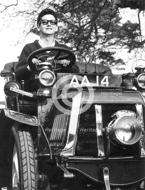 Roy Orbison in Panhard Levassor at Beaulieu 1965. Creator: Unknown.