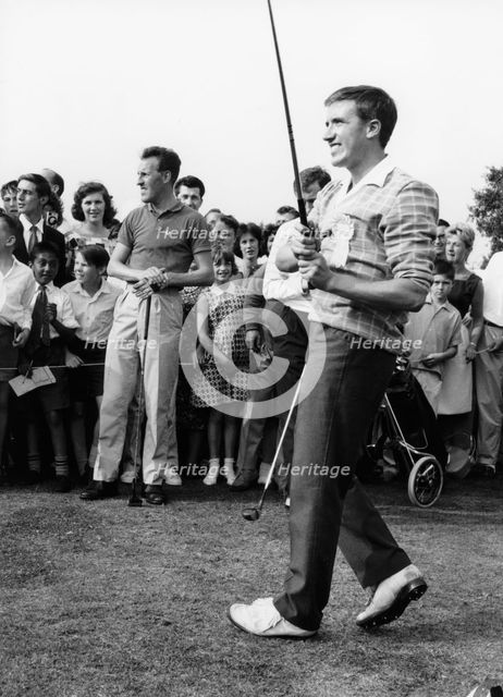 Roy Castle and Bruce Forsyth, Ealing Golf Course, London, 1963. Creator: Brian Foskett.