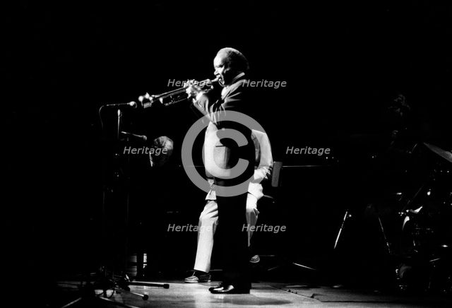 Roy Eldridge, Capital Jazz, Royal Festival Hall, London, July 1985.   Artist: Brian O'Connor.