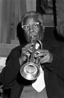 Roy Eldridge, London, 1975. Artist: Brian O'Connor