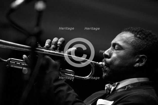 Roy Hargrove, 2009. Artist: Alan John Ainsworth.
