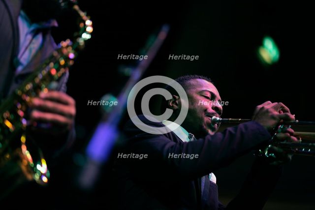 Roy Hargrove, 2009. Artist: Alan John Ainsworth.