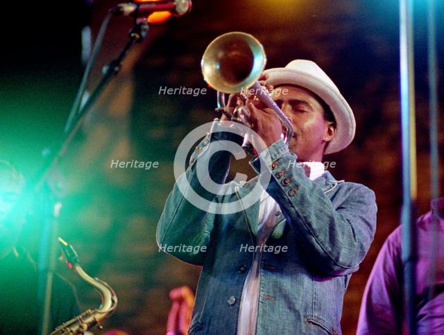 Roy Hargrove, Brecon Jazz Festival, Brecon, Powys, Wales, Aug 2005. Artist: Brian O'Connor.