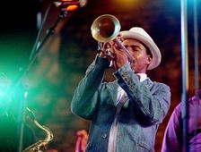 Roy Hargrove, Brecon Jazz Festival, Brecon, Powys, Wales, Aug 2005. Artist: Brian O'Connor