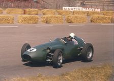 Roy Salvadori driving an Aston Martin, Dutch Grand Prix, Zandvoort, 1959