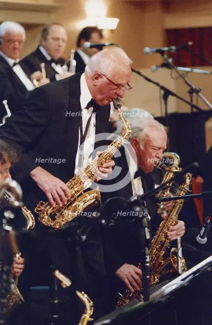 Roy Wiillox and Duncan Lamont, Stan Reynolds Big Band, New Milton, 2008. Creator: Brian Foskett.