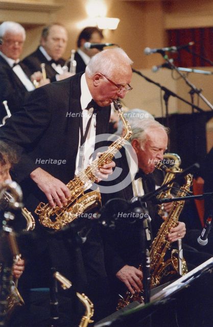 Roy Wiillox and Duncan Lamont, Stan Reynolds Big Band, New Milton, 2008. Creator: Brian Foskett.