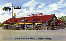 Royce Cafe, Edmond, Oklahoma, USA, 1949