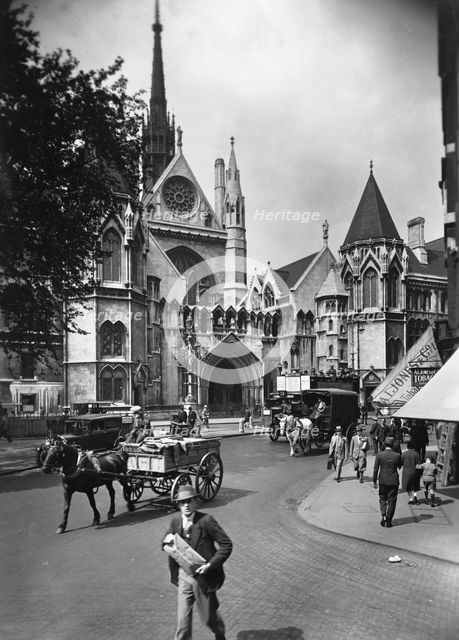 Royal Courts of Justice, City of Westminster, London. Creator: Unknown.