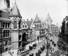 Royal Courts of Justice, Strand, London, 1882-1916