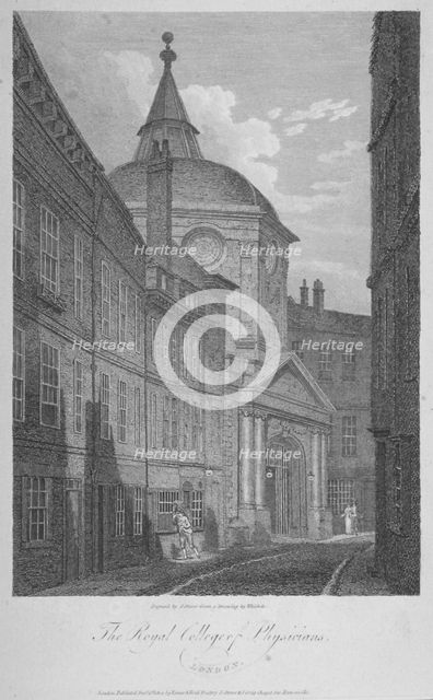 Royal College of Physicians, City of London, 1804. Artist: James Sargant Storer